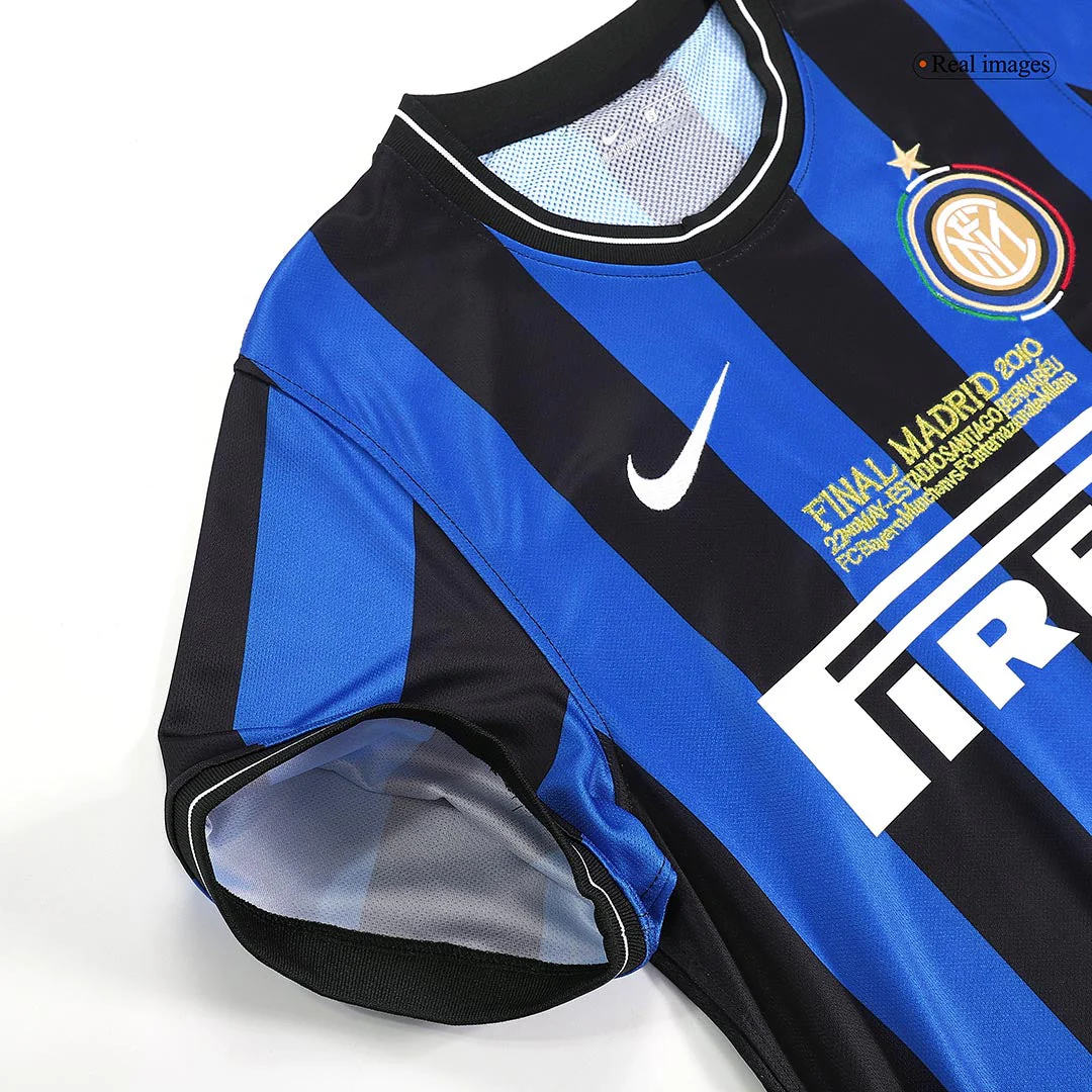 Retro 2009/10 Inter Milan Home Soccer Jersey - UCL Final