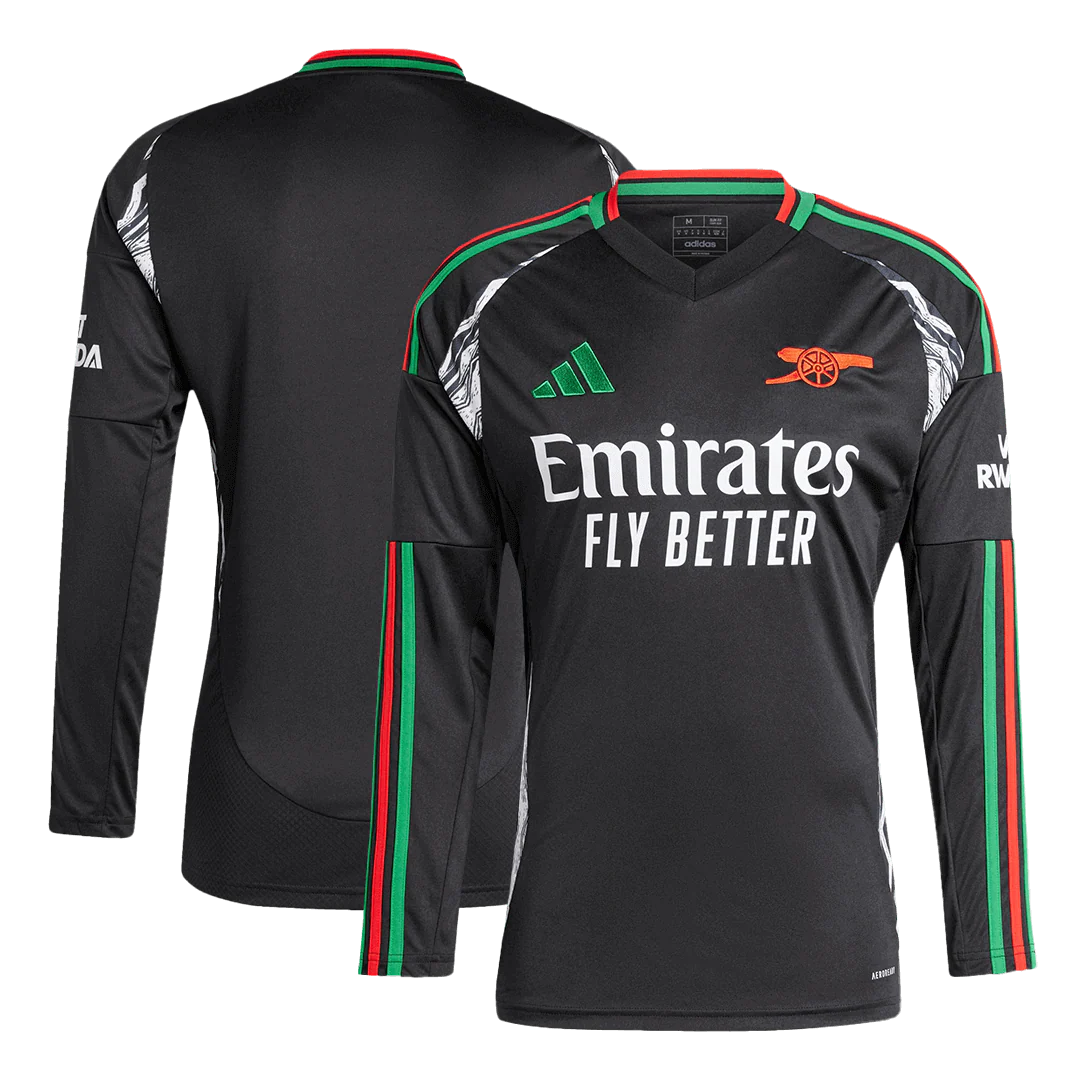 Arsenal Away Long Sleeve Soccer Jersey 2024/25