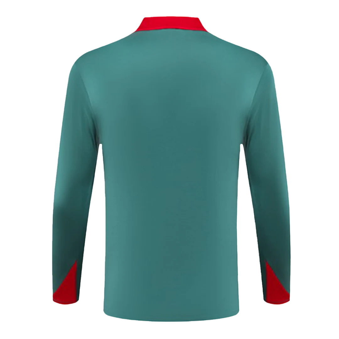 Liverpool Zipper Sweatshirt Kit(Top+Pants) 2024/25