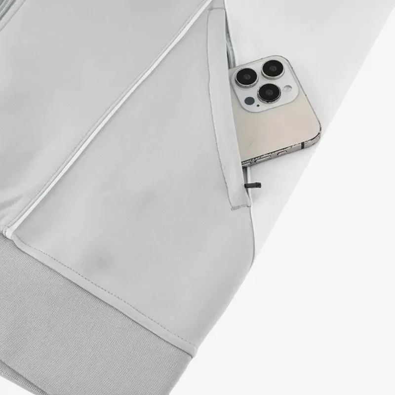 Real Madrid Training Jacket Kit (Jacket+Pants) 2025/26 - Gray