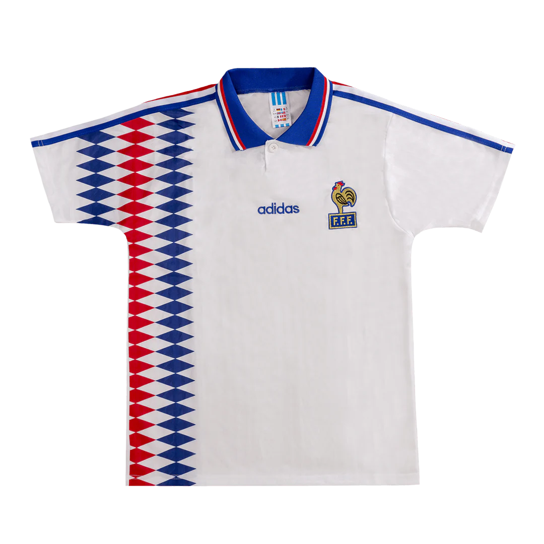 Retro 1994 France Away Soccer Jersey