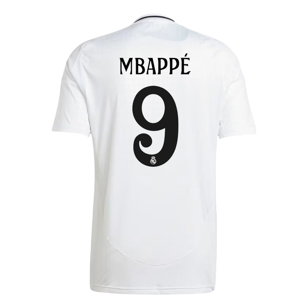 Mbappé #9 Real Madrid Home Soccer Jersey 2024/25
