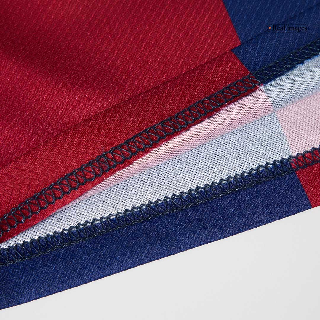 Kid's Barcelona Home Soccer Jersey Kit(Jersey+Shorts) 2024/25 - COLDPLAY