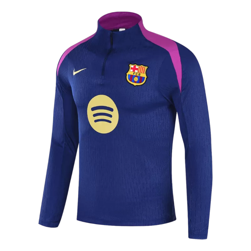 Kid's Barcelona 1/4 Zip Training Kit (Jacket + Pants) 2025/26 - Navy