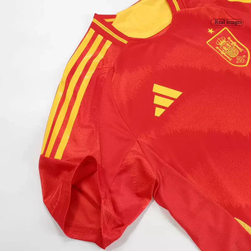 Player Version Spain Home Soccer Jersey Euro 2024 - Slim Fit