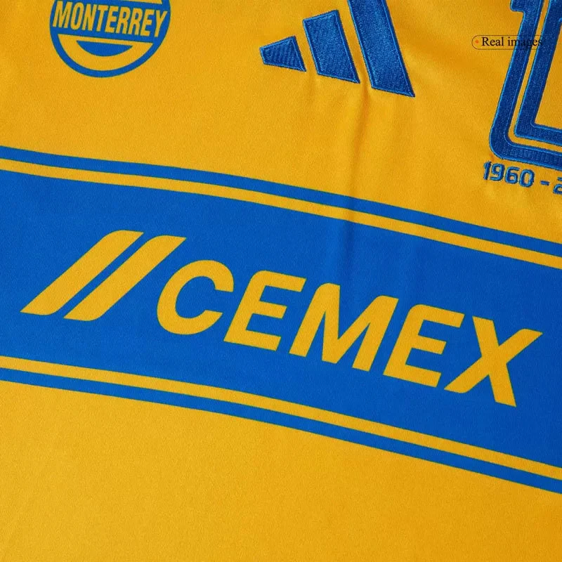 Tigres UANL Home Soccer Jersey 2025/26