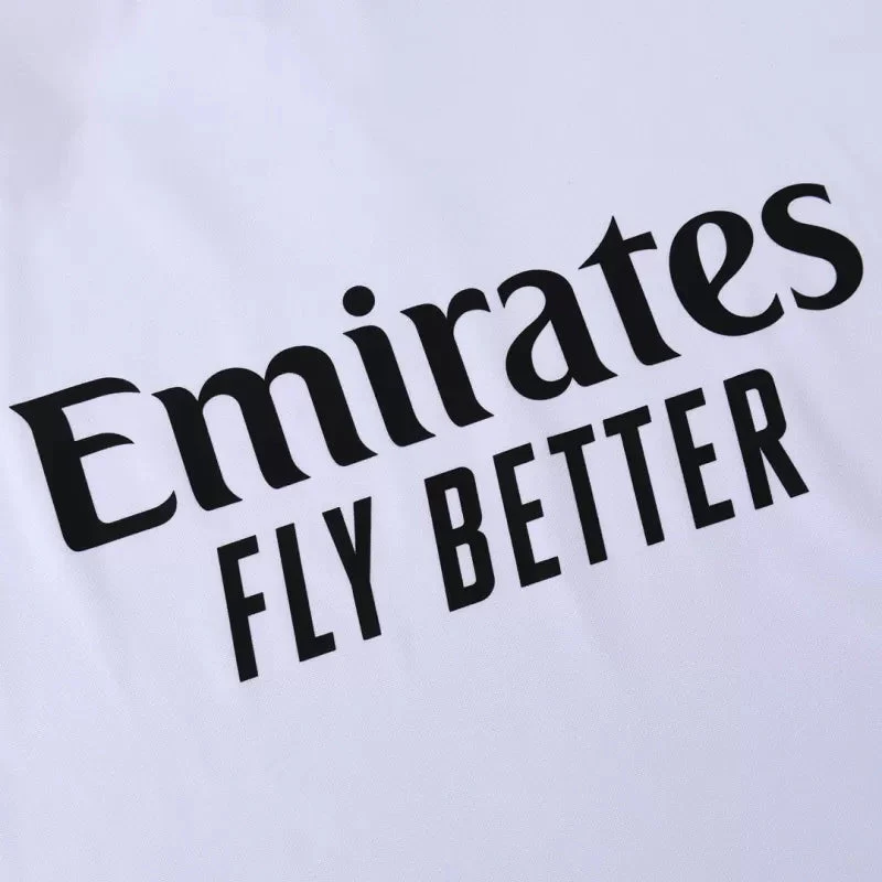 Real Madrid 1/4 Zip Tracksuit Kit (Jacket+Pants) 2025/26 - White