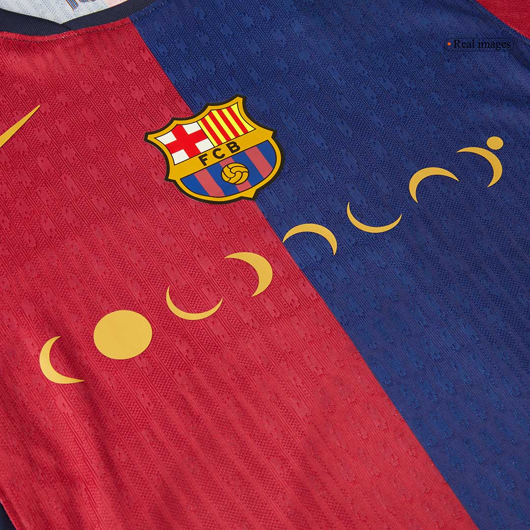 Player Version Barcelona Home Soccer Jersey 2024/25 - COLDPLAY