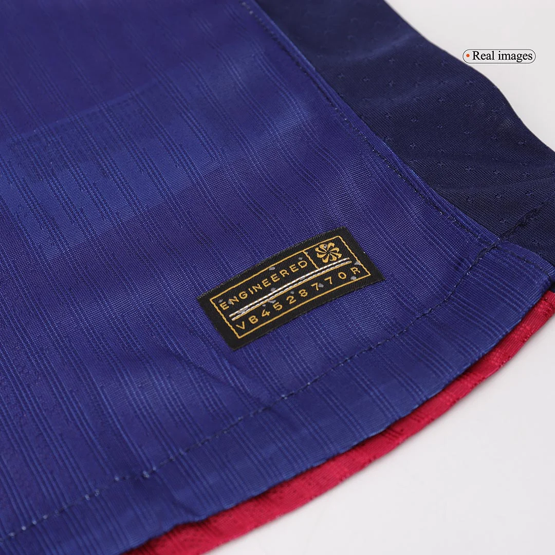 Player Version Barcelona Home Soccer Jersey 2024/25 - 125th Anniversary