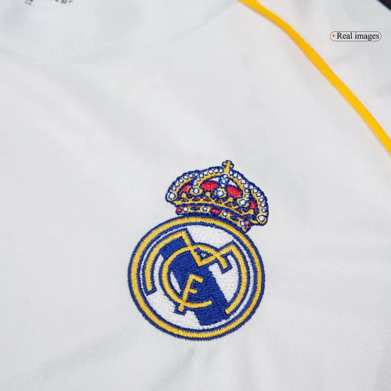 Real Madrid Home Long Sleeve Soccer Jersey 2025/26