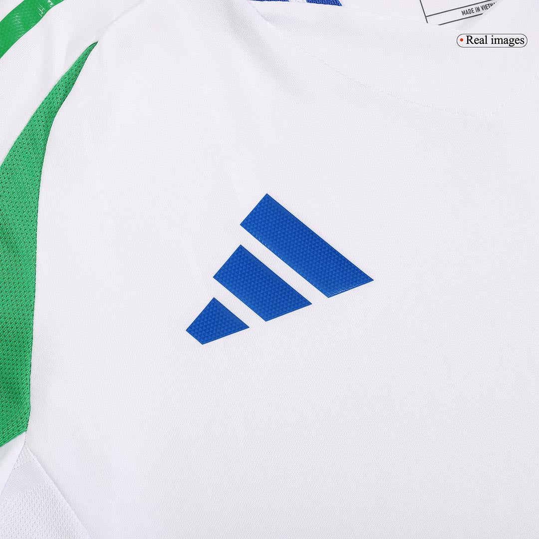 Player Version CHIESA #14 Italy Away Soccer Jersey Euro 2024