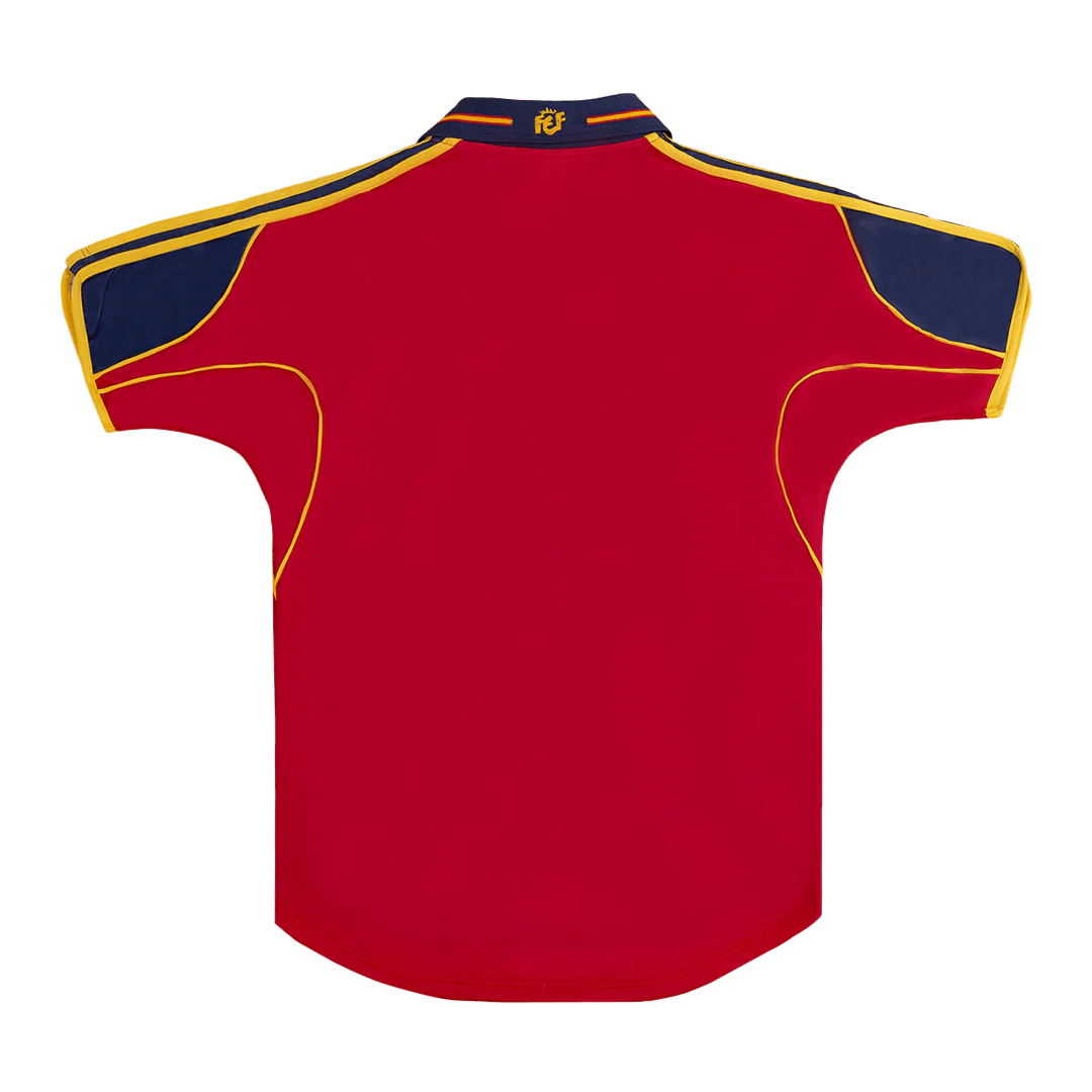 Retro 2000 Spain Home Soccer Jersey
