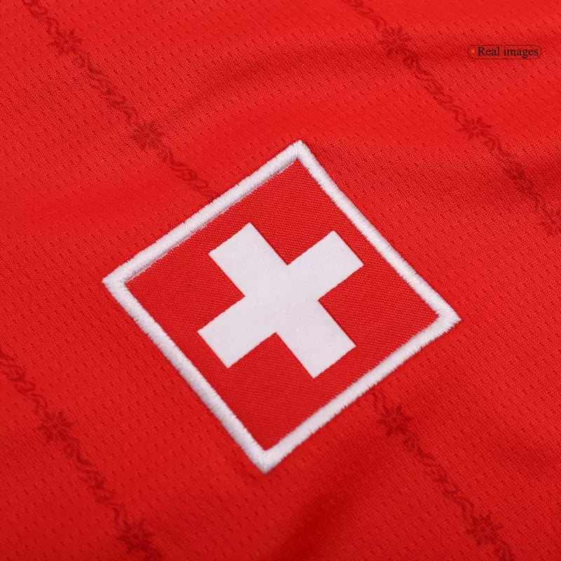 Switzerland Home Soccer Jersey Euro 2024