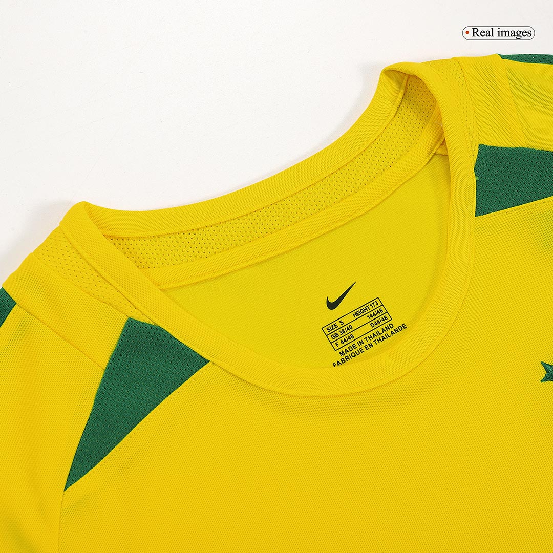Retro CAFU #2 2002/03 Brazil Home Soccer Jersey