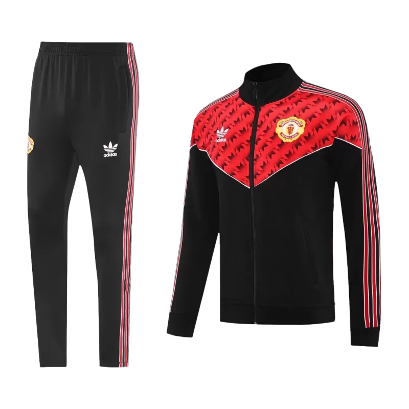 Manchester United Training Jacket Kit (Jacket+Pants) 2025/26 - Red&Black