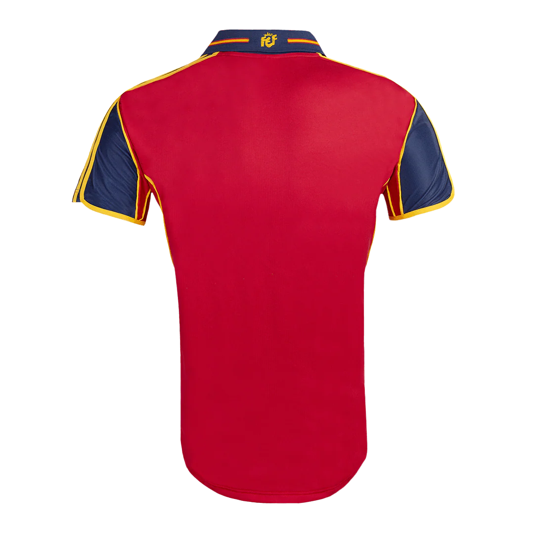Retro 2000 Spain Home Soccer Jersey