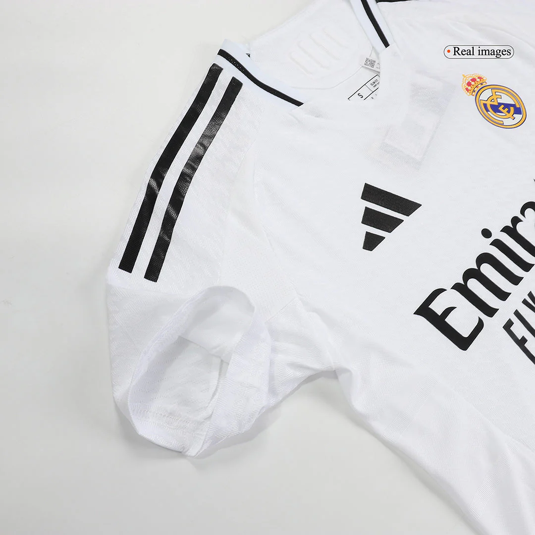 Player Version Real Madrid Home Soccer Jersey Kit(Jersey+Shorts) 2024/25