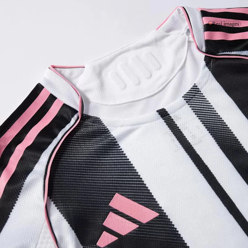 Player Version Juventus Home Soccer Jersey 2025/26 - Slim Fit