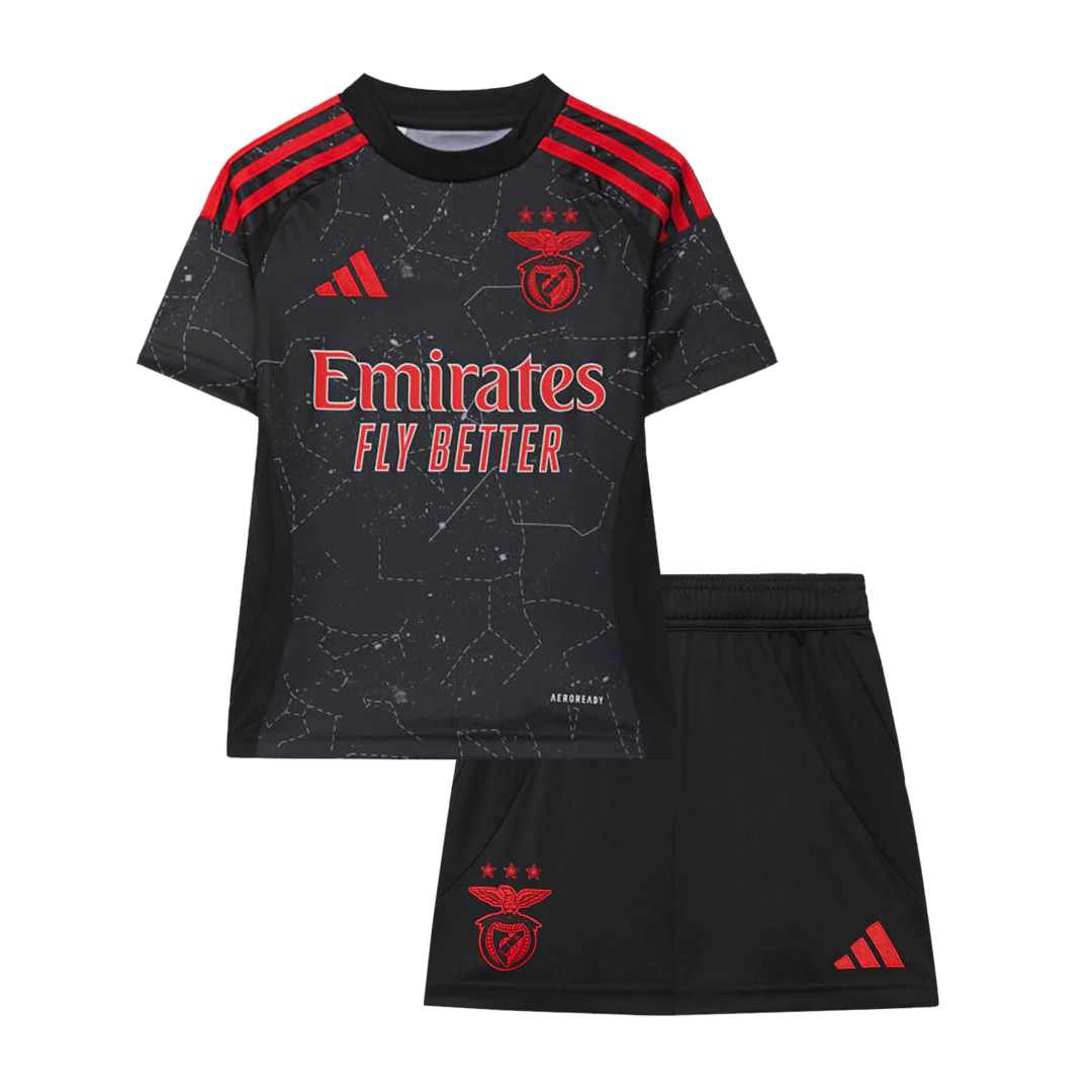 Kid's Benfica Away Soccer Jersey Kit(Jersey+Shorts) 2024/25