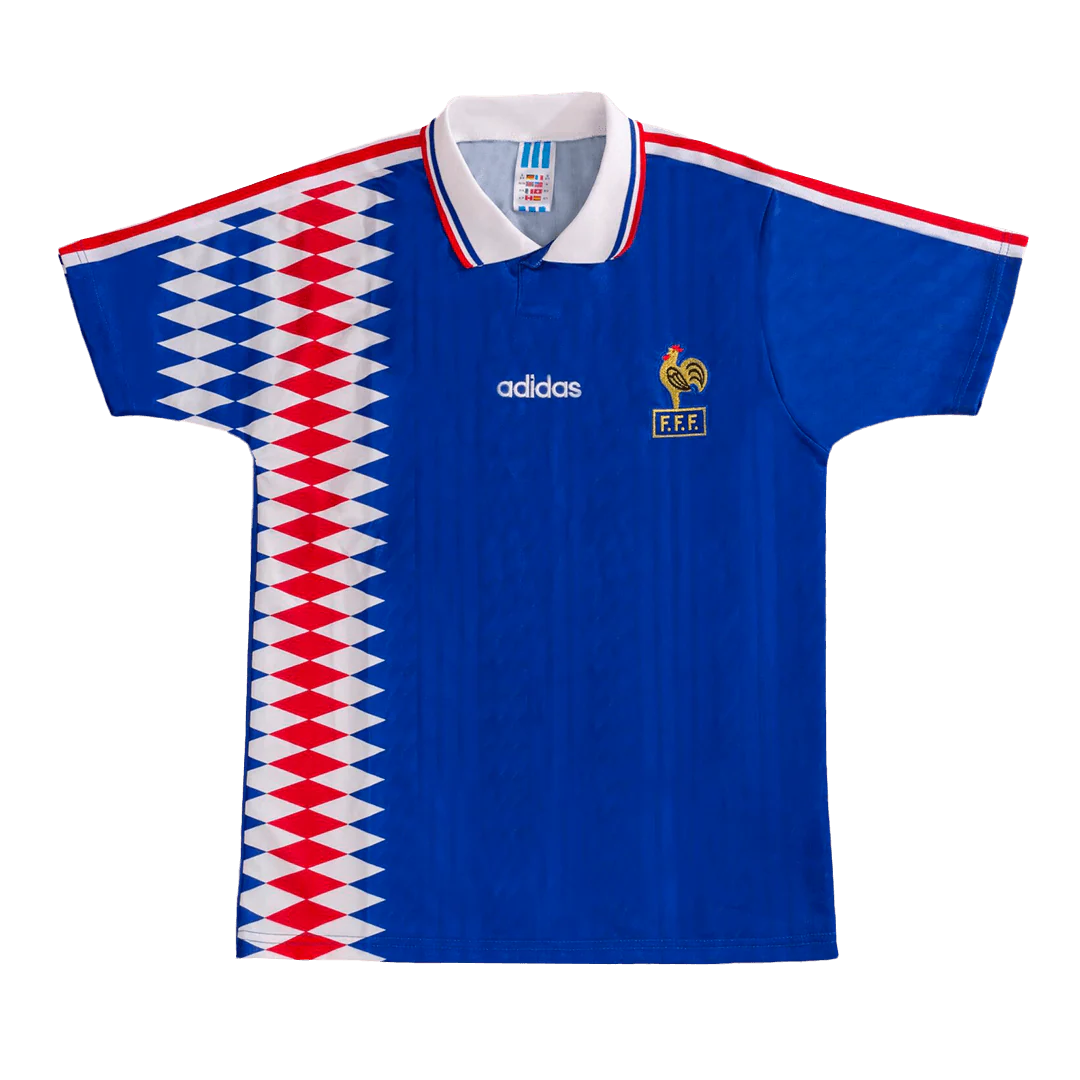 Retro 1994 France Home Soccer Jersey