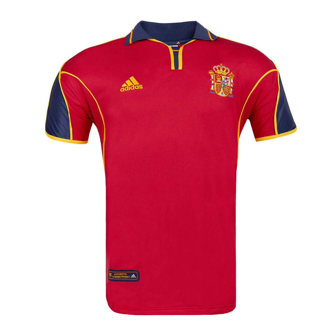 Retro 2000 Spain Home Soccer Jersey