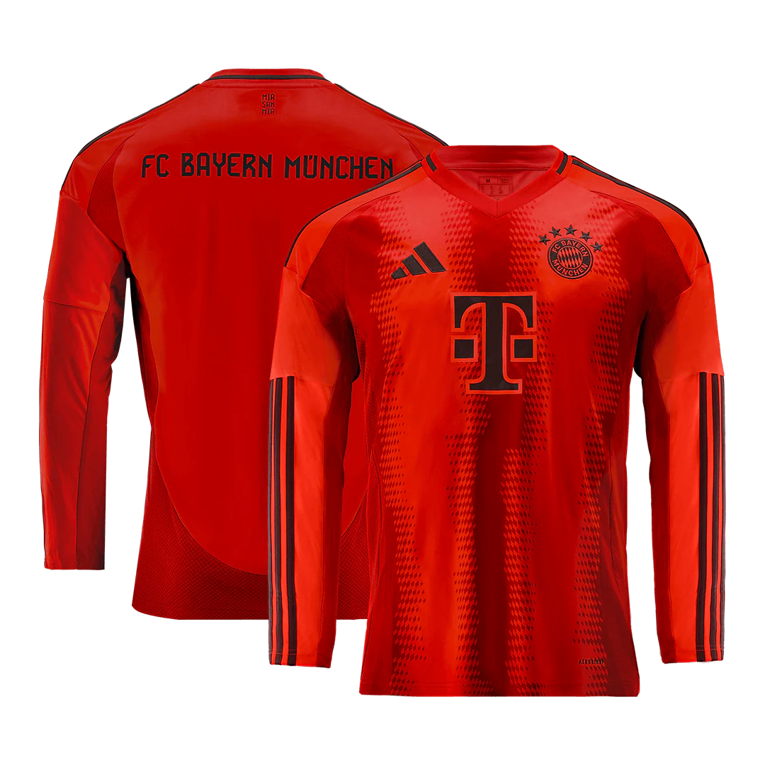 Bayern Munich Home Long Sleeve Soccer Jersey 2024/25