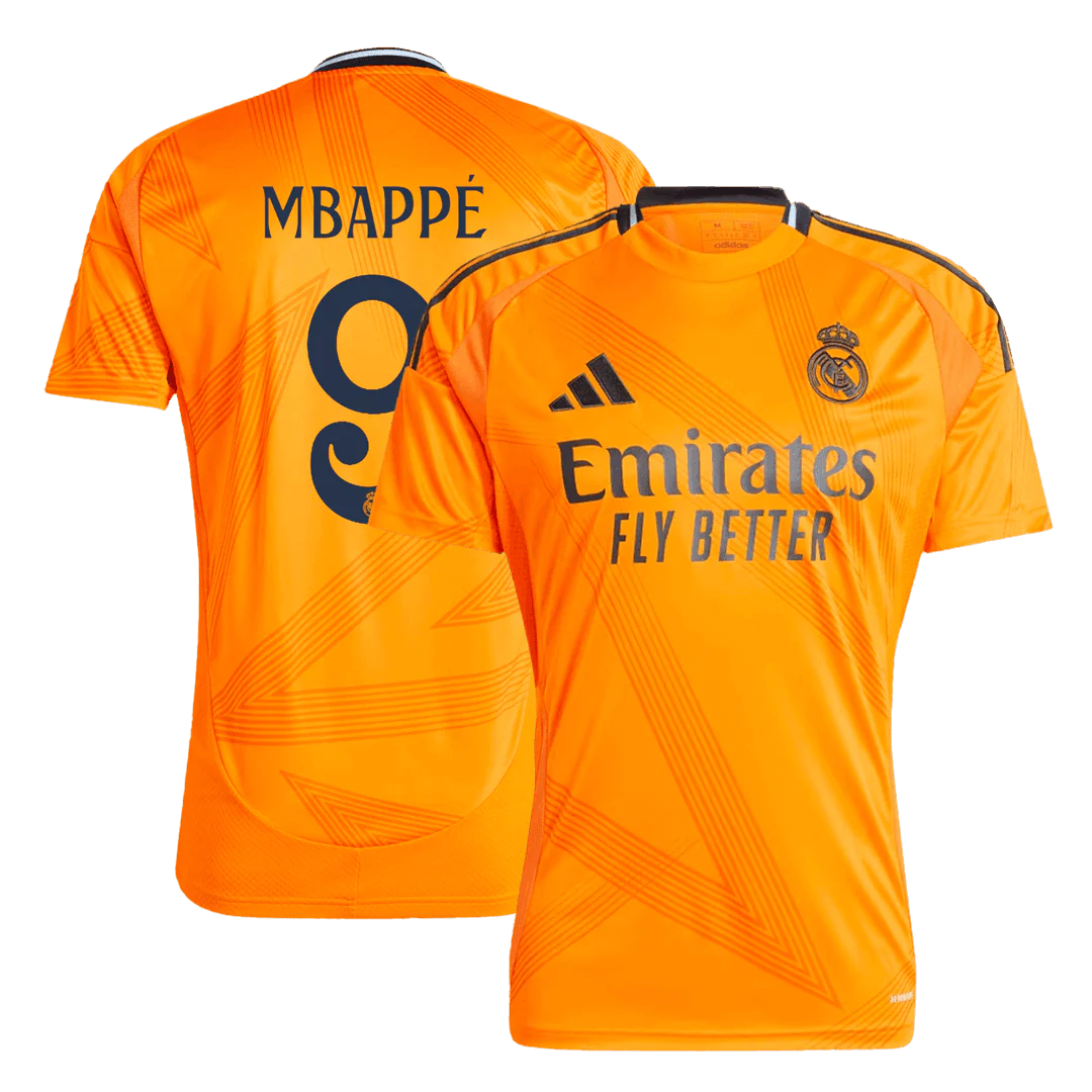 Mbappé #9 Real Madrid Away Soccer Jersey 2024/25
