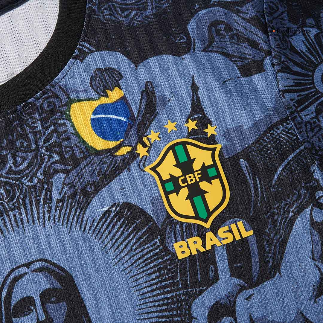 Player Version Brazil Jesus Soccer Jersey 2024
