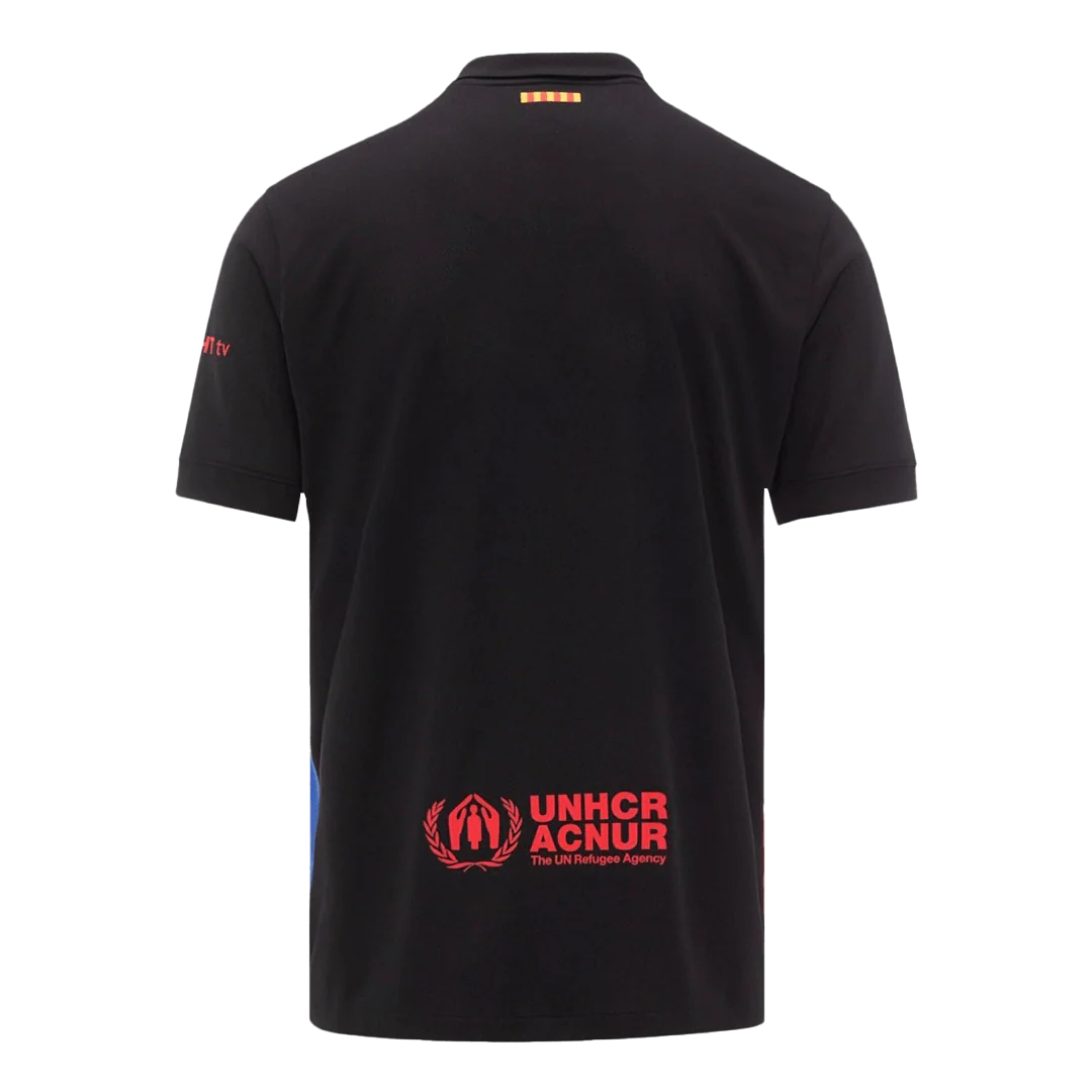 Barcelona Away Soccer Jersey 2024/25 - Spotify Logo Without Text