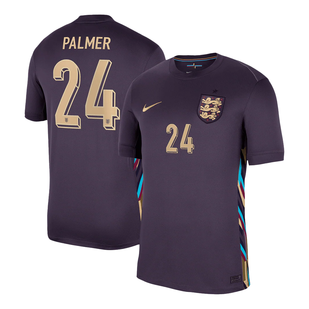PALMER #24 England Away Soccer Jersey Euro 2024