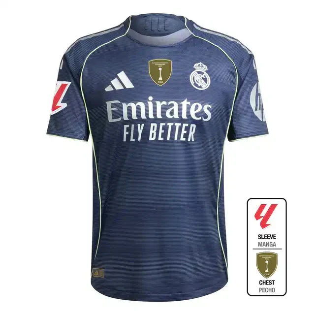 Player Version Real Madrid Away Soccer Jersey 2025/26 - Slim Fit
