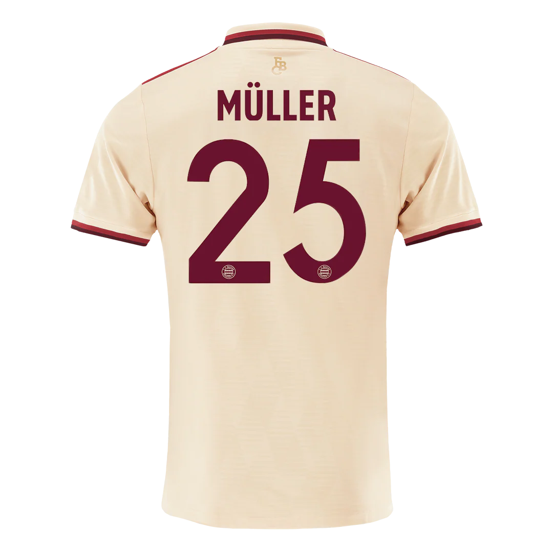 MüLLER #25 Bayern Munich Third Away Soccer Jersey 2024/25 - UCL