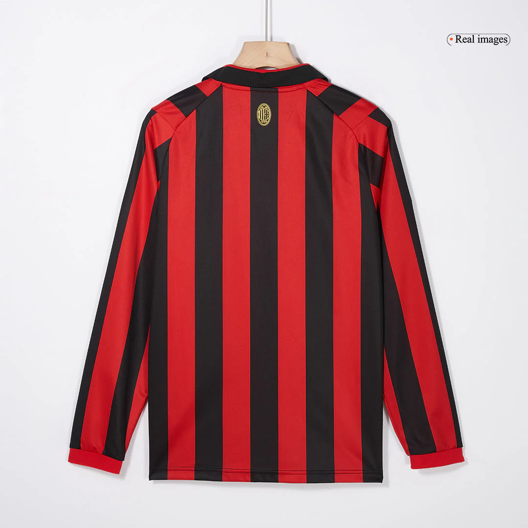 #125 AC Milan 125th Anniversary Long Sleeve Soccer Jersey 2024/25