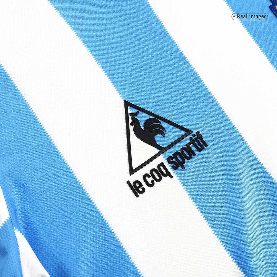 Argentina Home Retro Soccer Jersey 1986