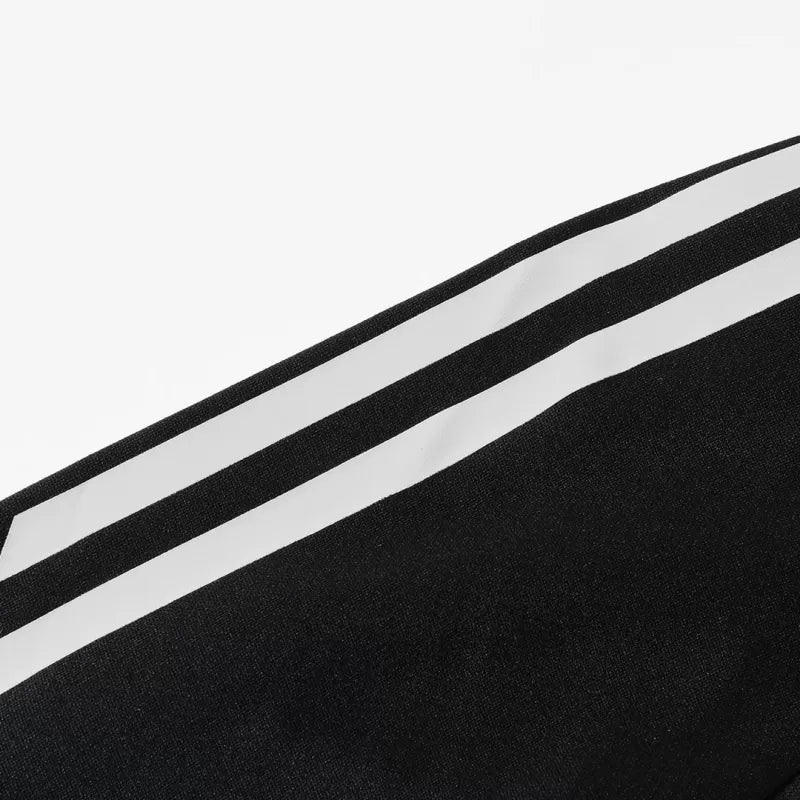 Real Madrid 1/4 Zip Tracksuit Kit (Jacket+Pants) 2025/26 - Black