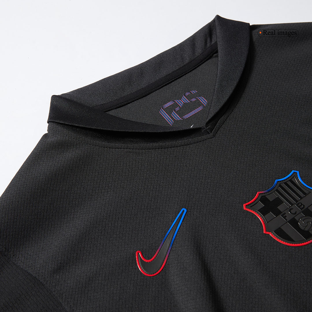 Barcelona Away Soccer Jersey 2024/25 - Spotify Logo Without Text