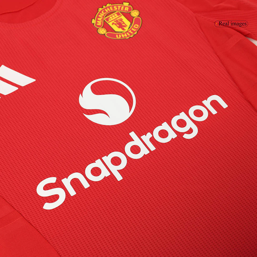 Player Version GARNACHO #17 Manchester United Home Soccer Jersey 2024/25