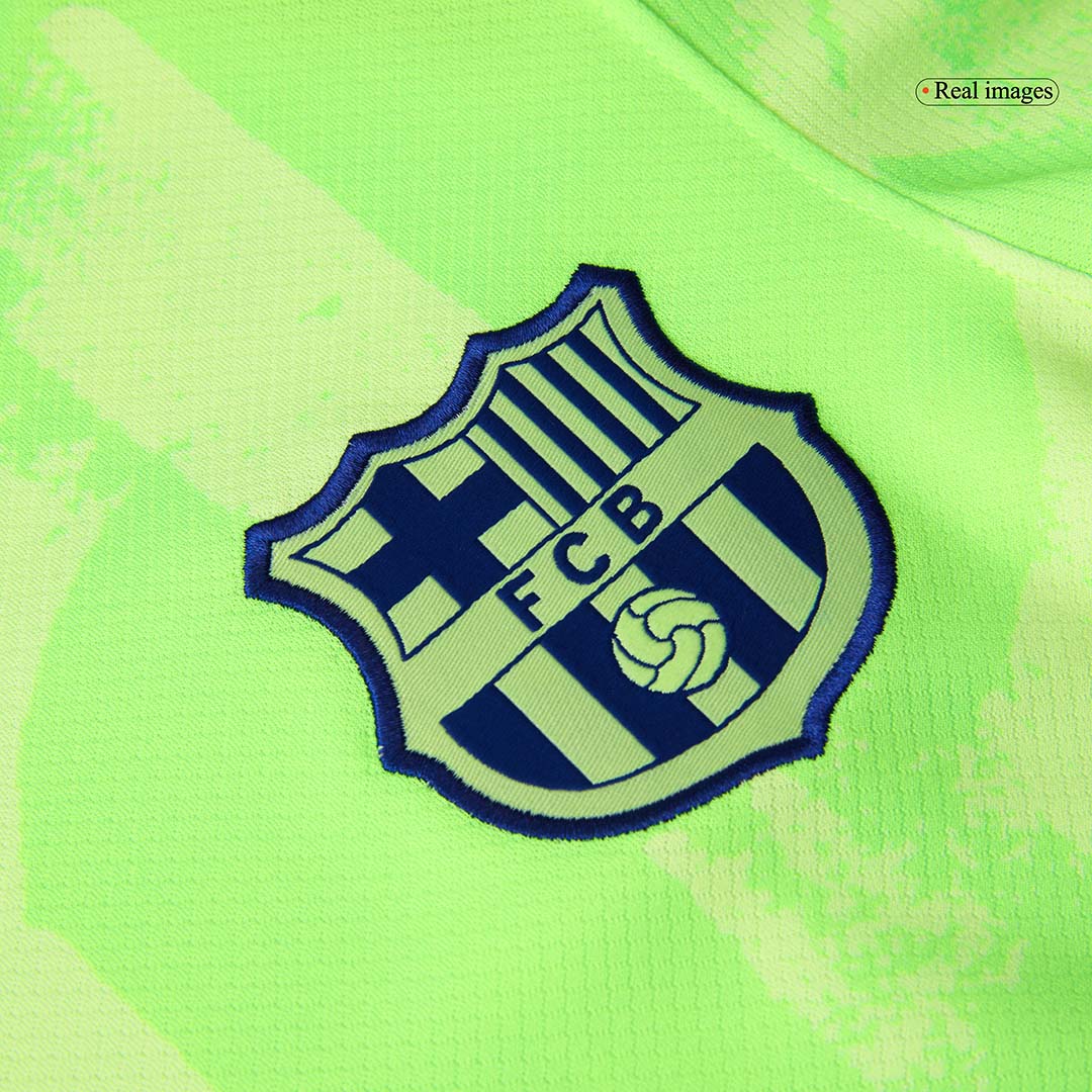 Barcelona Third Away Soccer Jersey 2024/25 - (Spotify Logo Without Text)
