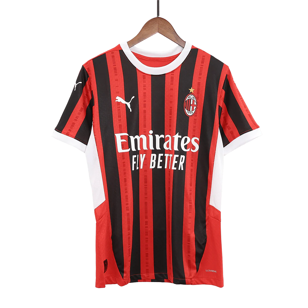 Player Version GIMENEZ #7 AC Milan Home Soccer Jersey 2024/25