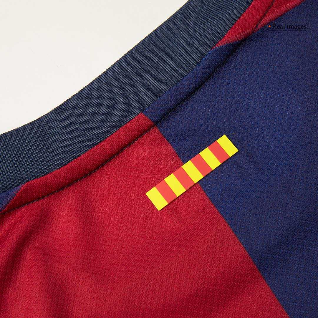 Barcelona Home Soccer Jersey 2024/25-Spotify Logo Without Text