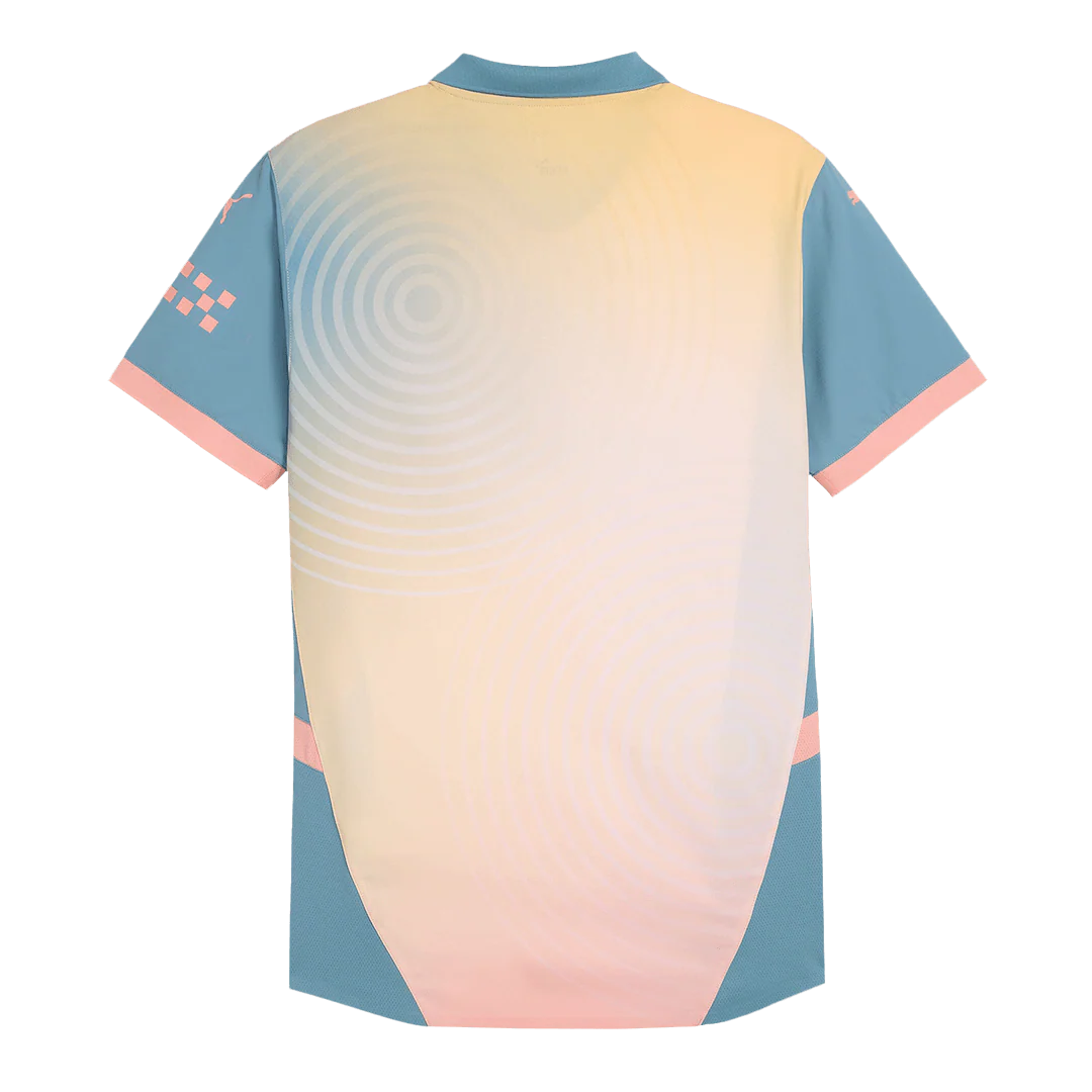 Player Version Manchester City Fourth Away Soccer Jersey 2024/25- Definitely City (UCL)