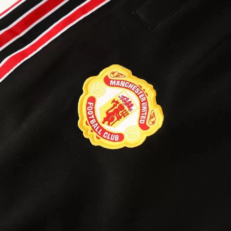 Manchester United Training Jacket Kit (Jacket+Pants) 2025/26 - Red&Black