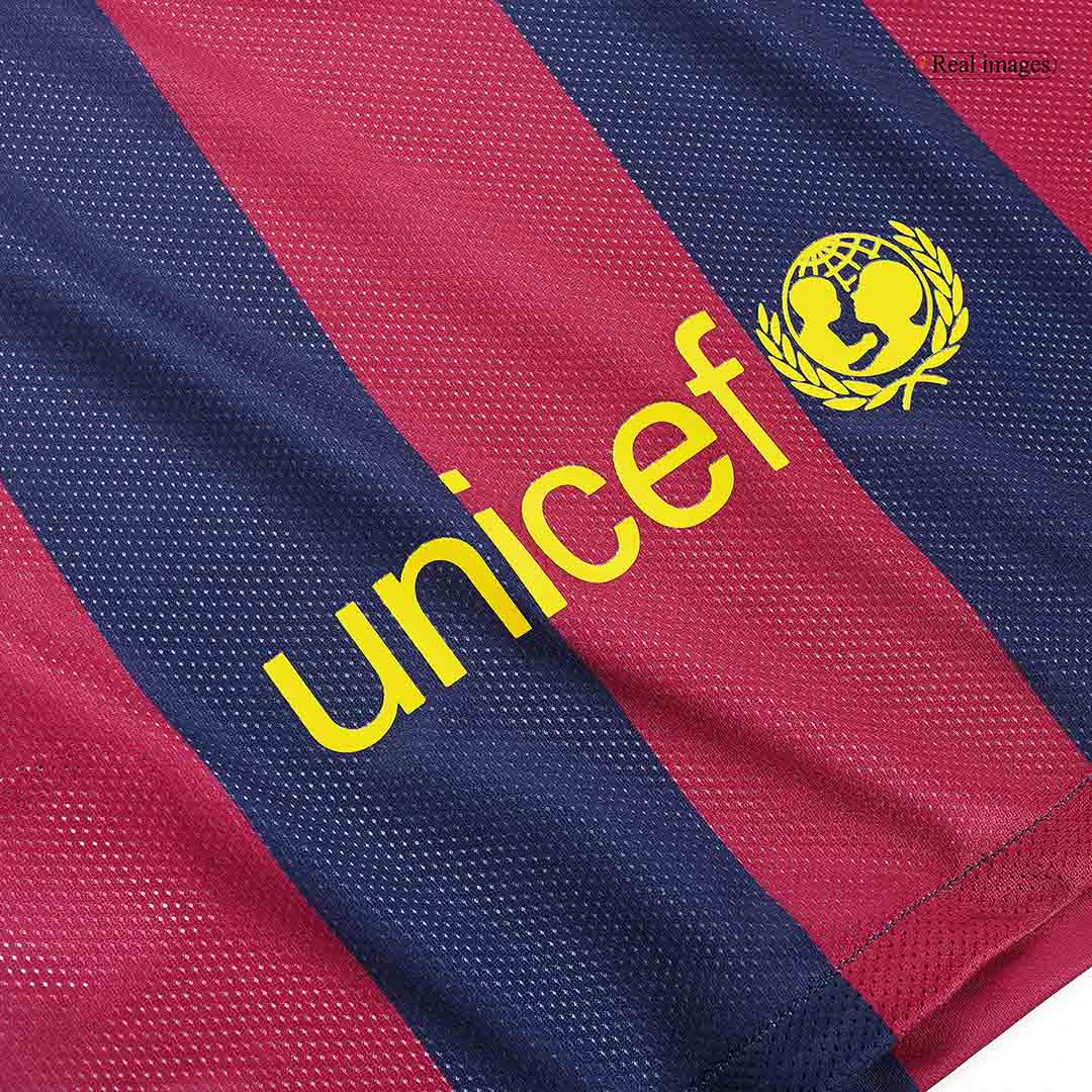 Retro Suárez #9 2014/15 Barcelona Home Soccer Jersey
