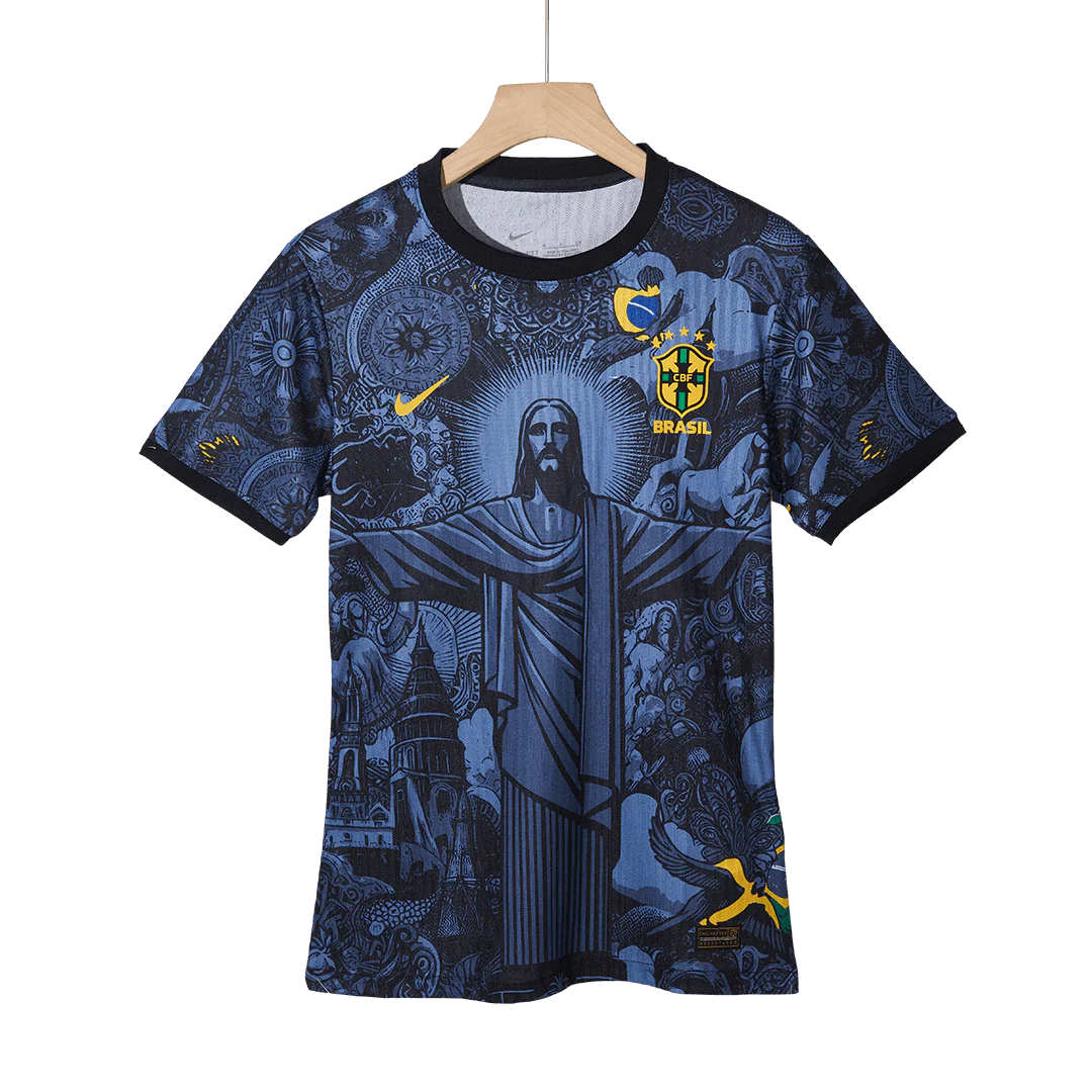 Player Version Brazil Jesus Soccer Jersey 2024