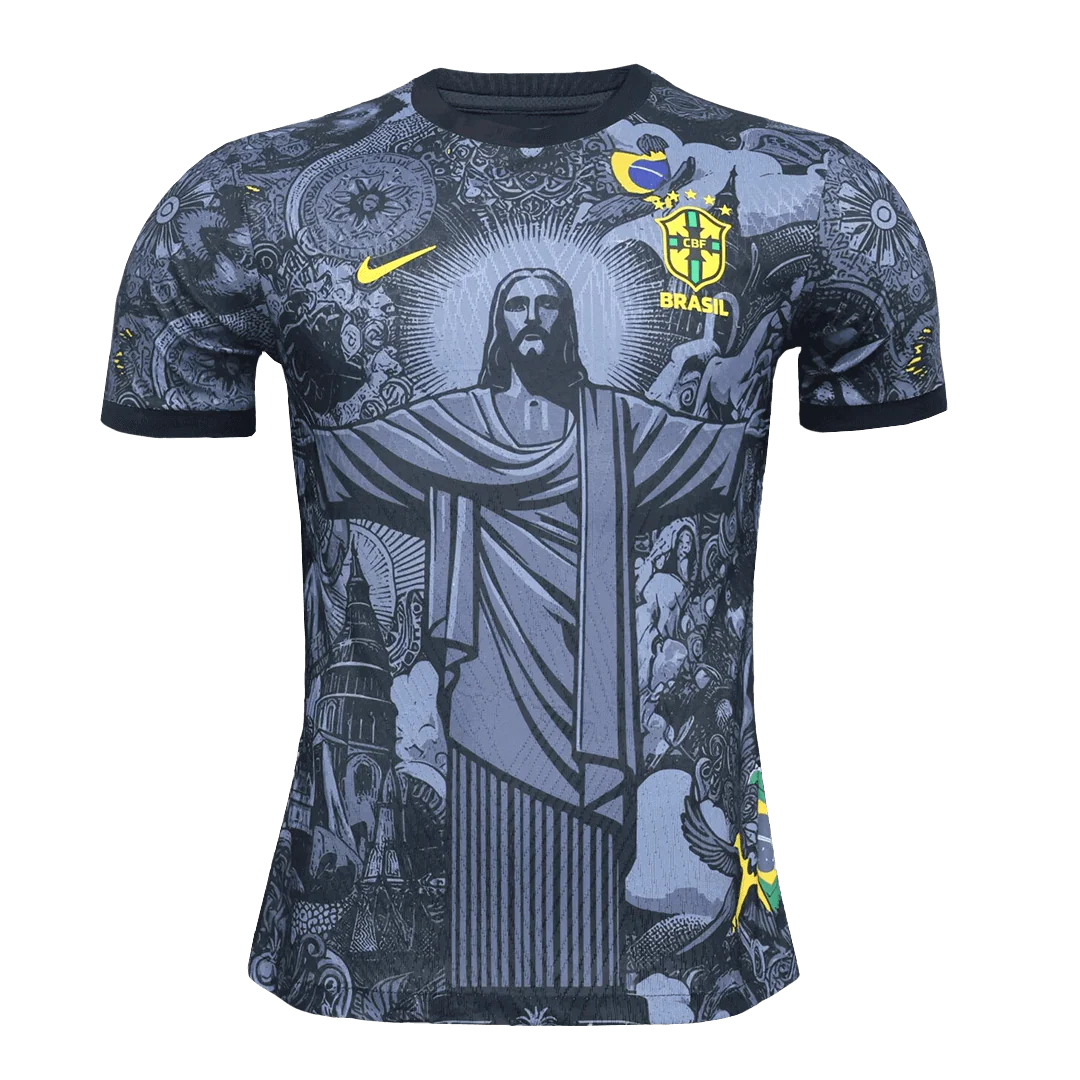Player Version Brazil Jesus Soccer Jersey 2024
