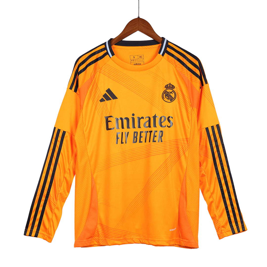 Real Madrid Away Long Sleeve Soccer Jersey 2024/25