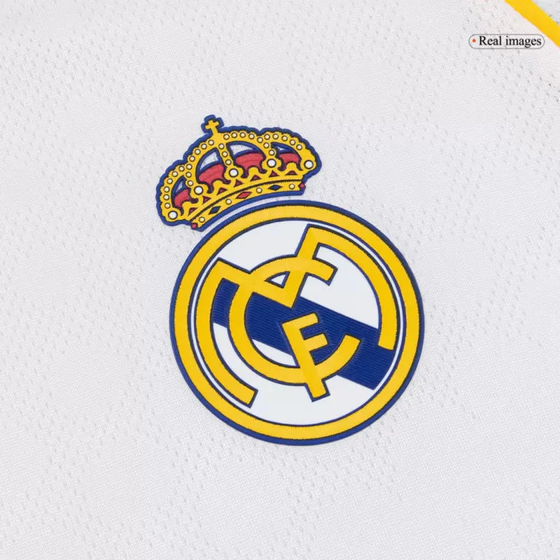 Player Version Real Madrid Home Long Sleeve Soccer Jersey 2025/26 - Slim Fit