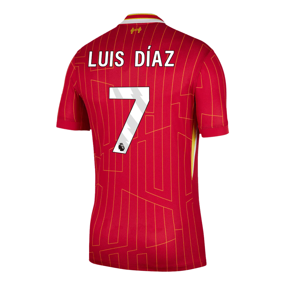 Luis Díaz #7 Liverpool Home Soccer Jersey 2024/25