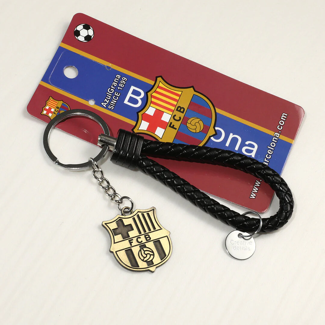 Barcelona Logo Soccer Key Chain