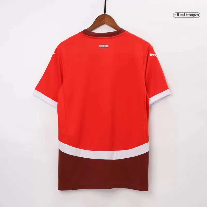 Switzerland Home Soccer Jersey Euro 2024